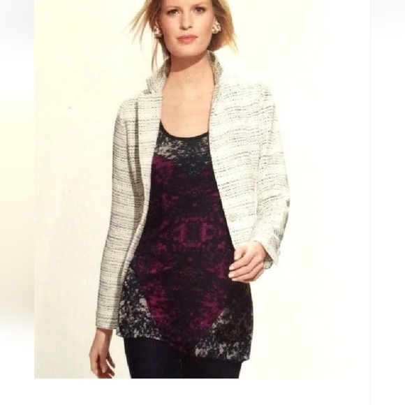 Nwt CAbi Heart of Love Racerback Tank purple & gray size Small - Picture 5 of 9